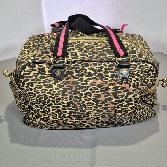 Betsey‎ Johnson Betseyville Y2k Diamond Girl Marilyn Wink Travel/Overnight Bag - Picture 3 of 16